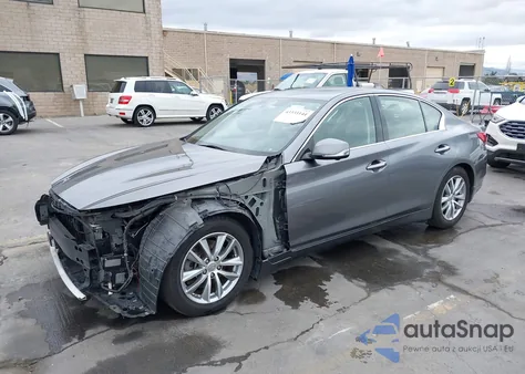2015 Infiniti Q50 Premium from USA, damaged, VIN JN1BV7AP2FM347882